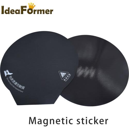 3D Printer Magnetic Print Bed Tape 200/220/240mm Round Surface Flex Plate For 3D Printer Print Sticker