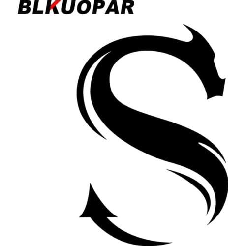 BLKUOPAR for S Dragon Car Stickers Sunscreen Decals Trunk Occlusion Scratch Fashionable Vinyl Material Waterproof Suitcase Decor