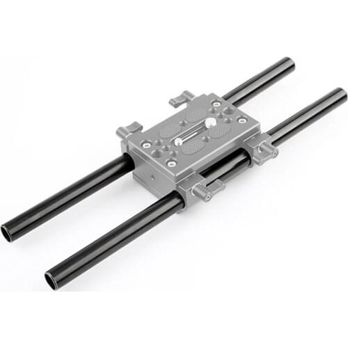 20cm 30cm 50cm Rail Systems Aluminum Tube for DSLR Follow Focus Viewer Metal Conduit for Quick Release Plate Base