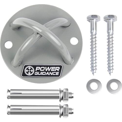 Power Guidance Wall and Ceiling Mount Bracket for Suspension Straps Gym Rings Yoga Swings Hammock Resistance Band Battle Rope