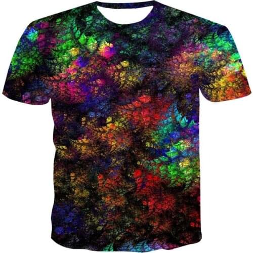 2020 new 3D Summer T-shirt abstract Mens woman Anime Print T-shirt Mens T-shirt Street Wear XXS-6XL