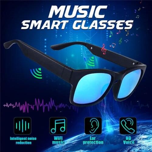 NEW 5.0 3IN1 bluetooth Earphone Smart Sports Headphone Sunglasses Headset Speakers Wireless Stereo Audio Sunglass with mic