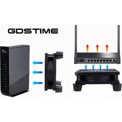 Gdstime 5 Pcs TV Box Wireless Router Cooling Fan 8cm 80mm*80*mm*25mm 5V USB Brushless EC Fan
