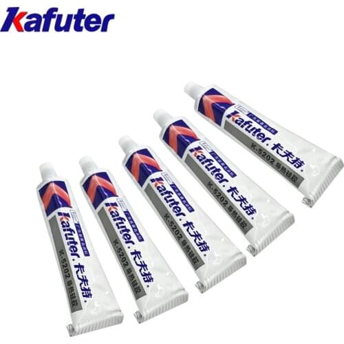 5pcs Kafuter 80g K-5202 High temperature resistant Thermal Grease Heat Sink Paste For LED Light CPU PCB COB Chips Special Glue