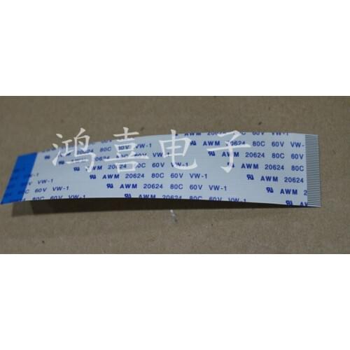 WZSM New AWM 20624 80C 60V VW-1 FFC FPC flat flexible cable spacing 0.5mm pitch 40 pin Length 100mm Reverse