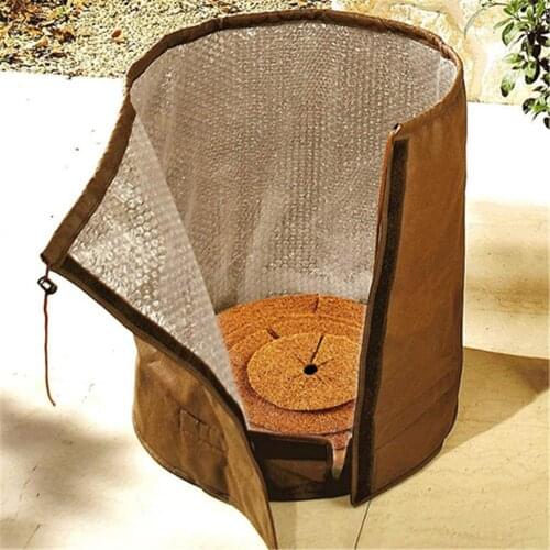 Heavy Duty Flower Pot Protective Cover Double-layer Bubble Packaging UV Protection Reusable Vegetation Case For Outdoor Winter