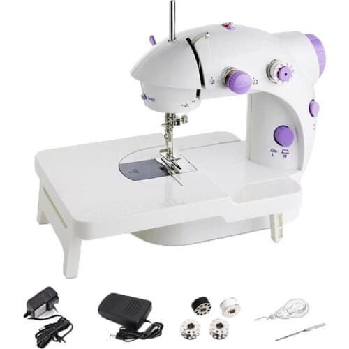 1 Pieces Desktop Portable Sewing Machine With Extension Table&Accessories