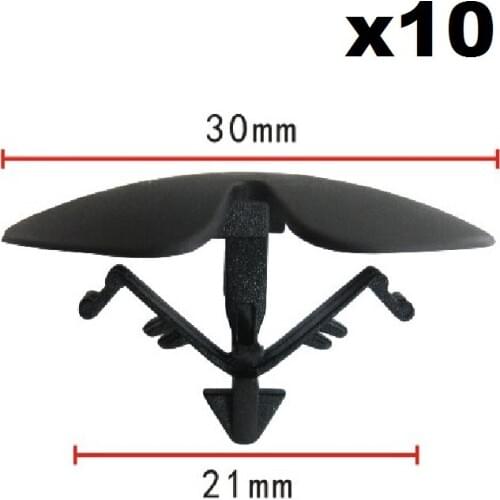 10x For Honda Dofeng Nylon Fastener Retainer Clip Hood Insulation / Heatproof cotton fastener