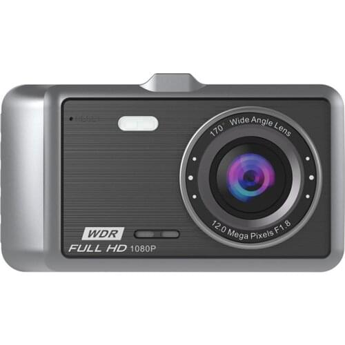 4inch Car DVR HD 1080p Front Rear Dual Lens IPS Touch Screen Dashcam Camera Video Recorder SD Cam Night Vision Car electronics