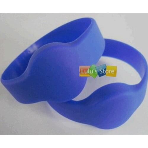 5pcs/lot 13.56Mhz S50 M1k RFID Proximity IC silicone wristband