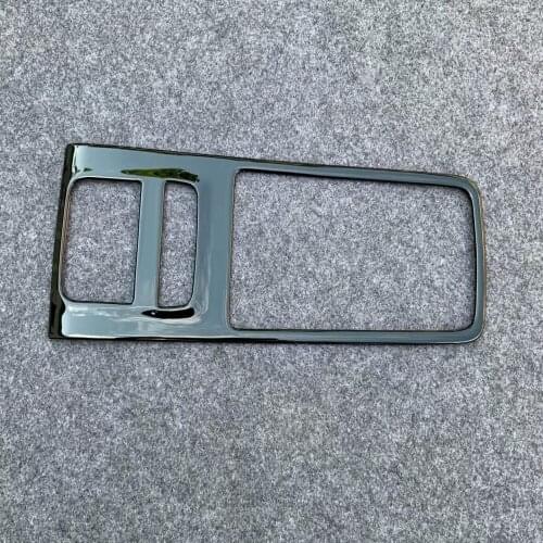 For Toyota Harrier Venza 2020 2021 Black Matte ABS Center Console Gear Shift Panel Cover Trim Frame Car Styling Accessories