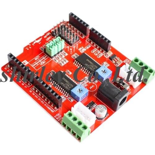 Dual Step motor drive shield for Arduino IO PWM CNC 3.3v 5v with A3967chips Stepper motor drive SHIELD