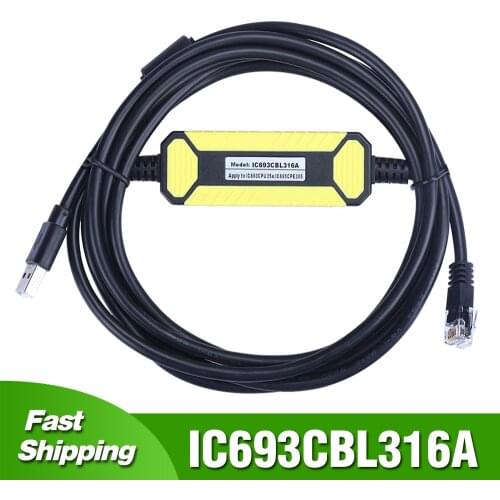 IC693CBL316A For IC693CPU35X IC695CPE305 PLC Programming Cable