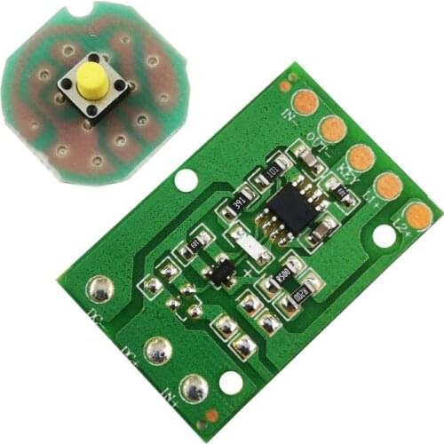 JYL-8813 T6 / U2 / L2 Glare Light Control Circuit Board Flashlight Driver Board 3 Function 5 Function Gear Electric Plate