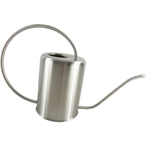 2L/ 67.6oz Garden Long Spout Watering Can Small Stainless Steel Watering Pot