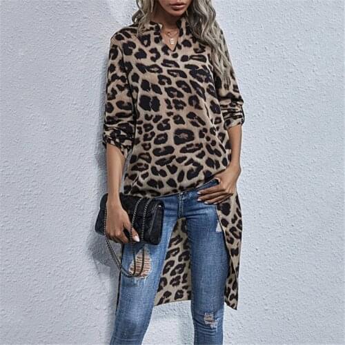Lucakuins Leopard Blouses