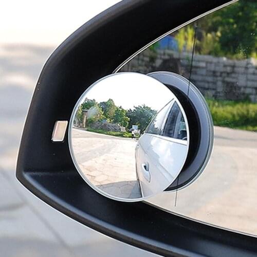 Small Round Mirror 360 Degree Reversing Blind Spot Mirror Convex Mirror Rear View Mirror Glass Borderless Small Round Mirror