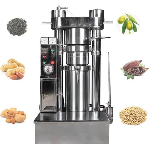 Large Seed Oil Grinding Oil Press Hydraulic Cold Oil Press Press Equipment Household