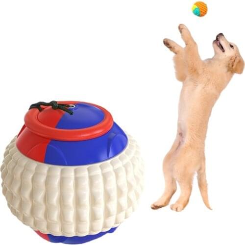 Dog Ball Toys With Rope Pets Bite Chew Training Golfers Throwing Balls Interactive Toy Dogs Cats Outdoor Supplies Dropshipping