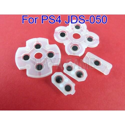 20sets Soft Rubber Silicone Conductive Adhesive Button Pad keypads for Sony PS4 PlayStation 4 JDS-050 JDM-055 5.0 Controller