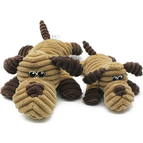 2021 New cute plush toys squeak pet wolf rabbit animal plush toy dog chew squeaky whistling involved squirrel dog toys