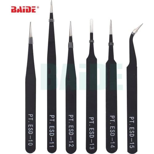 1.0mm New Stainless Steel Eyebrow Tweezers Black Curved Straight Nipper Eyelash Extension Picking Make Up Tool Nail Tools