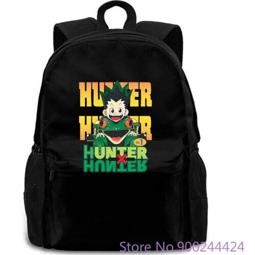 Hunter X Hunter Number One Anime ga Art White Style women men backpack laptop travel school adult student