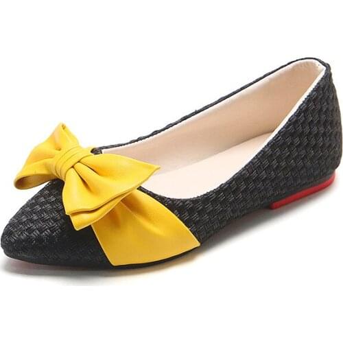 Girls Flats Spring 2021 New Color Matching Girls Princess Shoes Flat Student Small Leather Shoes Children Bow Soft Sole Shoes