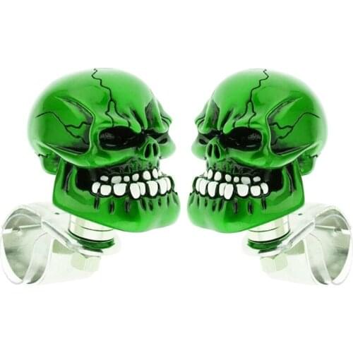 Universal Steering Wheel Knob Skull Head Car Power Control Booster Ball Car Auxiliary Booster Spinner Knob Adjustable