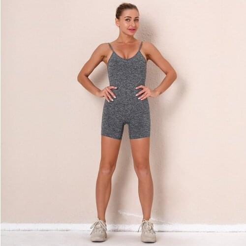 2021 Summer New Cross Border Hot Sale Sexy Round Neck Sleeveless Jumpsuit High Waist Slim Fit Jumpsuit Women