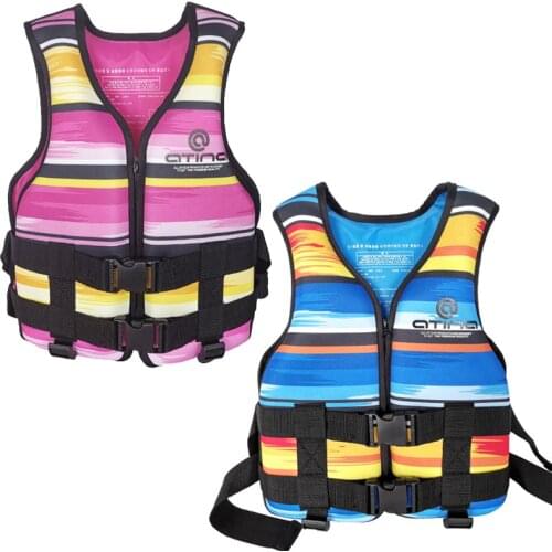 Neoprene Life Jacket for Child Baby Toddler Kids Learn to Swim Vest, UPF 50+ for Girls and Boys Buoyancy Swimsuit for 20-60kg