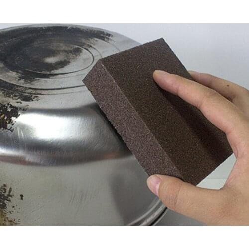 1pcs Cleaning Sponge Brushes Rust Eraser Cleaner Descaling Cleaning Kitchen Tools Scourer 10x7x2.5cm