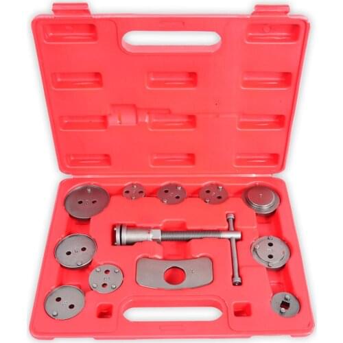 13pcs/Set Universal Car Disc Brake Caliper Rewind Back Brake Piston Compressor Tool Kit Set For Automobiles Garage Repair Tools