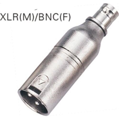 5pcs/lot NA2MBNC Adapter Male XLR 3 pins / Female BNC