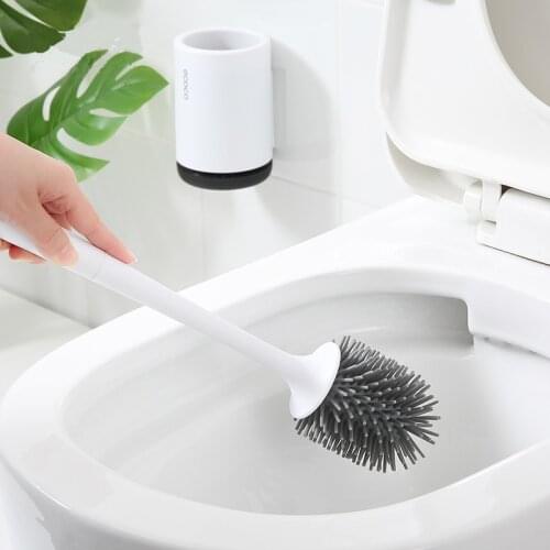 Bathroom Accessories Toilet Brush With Holder Bathroom Set Floor-Standing or Wall-mounted Toilet Brush Bathroom Cleaning Product
