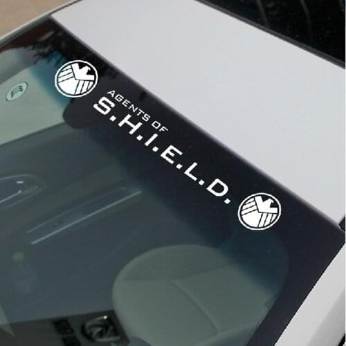 Aliauto Agents Of Shield Car Front Windshield Sticker And Decal for Toyota Ford Chevrolet VW Polo Golf Honda Hyundai Kia Lada