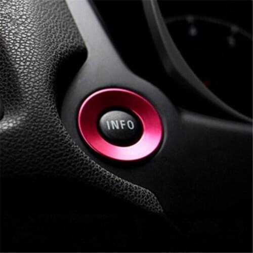 Car-styling Aluminium alloy Meter adjustment button decoration sticker case For Mitsubishi ASX 2011-2017 auto accessories