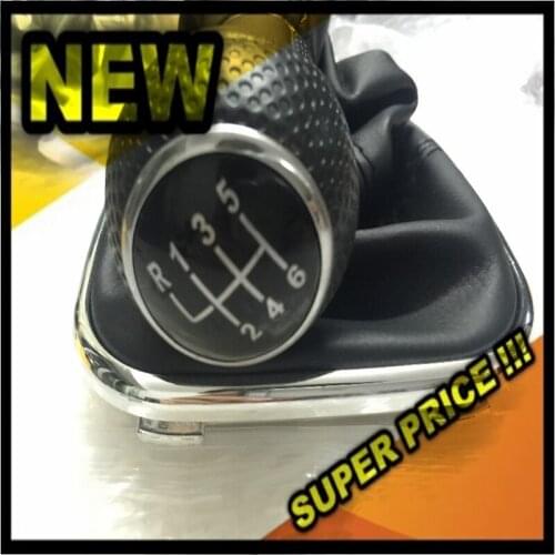 Free Shipping Car Gear Shift Knob 6 Speed 12mm For VW MK4 GOlf 4 IV BORA JETTA 4 GTI 1999-2005/ Seat Leon 2009