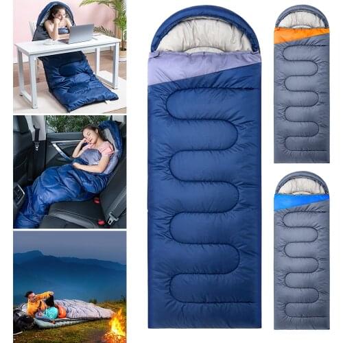 Large Camping Sleeping Bag Ultralight Waterproof 4 Season Warm Envelope Backpacking Sleeping Bag for Outdoor Traveling Hiking
