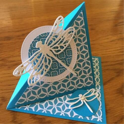 Flower Dragonfly Butterfly Metal Die Cutting Dies Stencils DIY Scrapbooking Album Decorative Embossing DIY Paper Cards Making