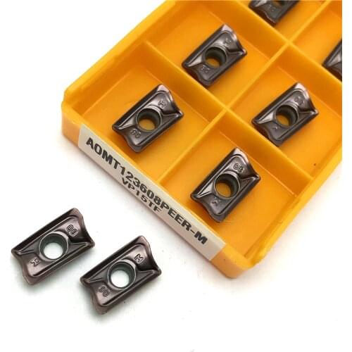 AOMT123608 PEER M VP15TF Indexable Milling inserts Metal lathe tool CNC Milling Turning tool
