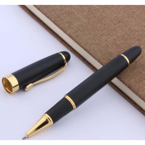 JINHAO 450 matte black Charcoal golden executive stationery Rollerball pen
