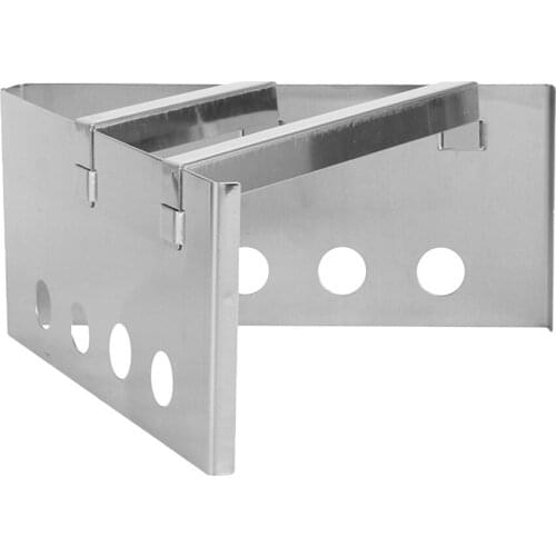 MagiDeal Outdoor Camping Picnic Stainless Steel Lightweight Wood Cooking Stove Rack