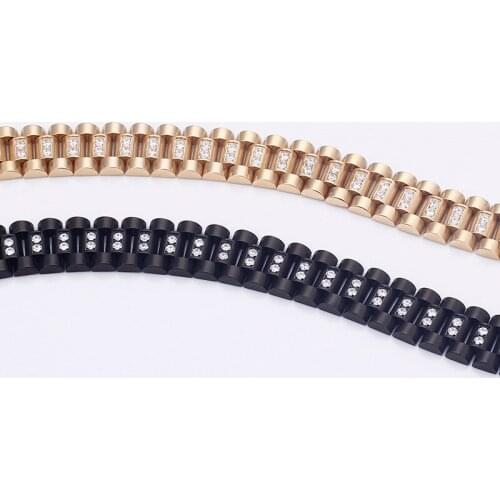 Fashion Titanium Steel Strap Bracelet Stainless Steel Mens Bracelet