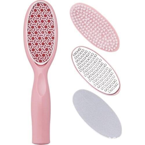 Newest 4 in 1 Set Stainless Steel Foot File Kit Dead Hard Skin Callus Remover Scraper Pedicure Rasp Tools Feet Care Package