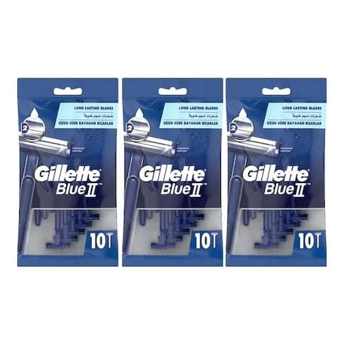Blue2 Disposable Shaving Knife 3x10 'lu & Total 30 PCs
