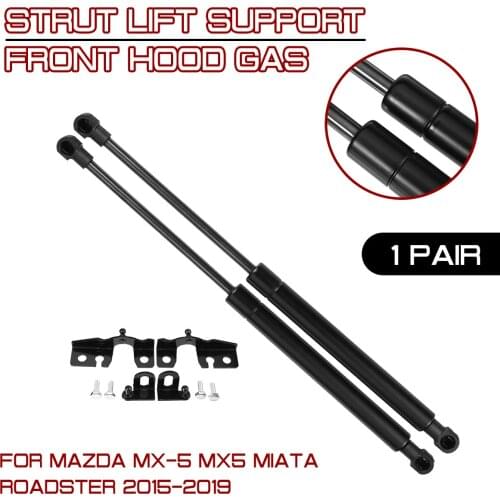 Car Front Engine Cover Hood Shock Lift Support Rod Arm Gas Spring Bracket Struts Bar For Mazda MX-5 MX5 Miata Roadster 2015-2019