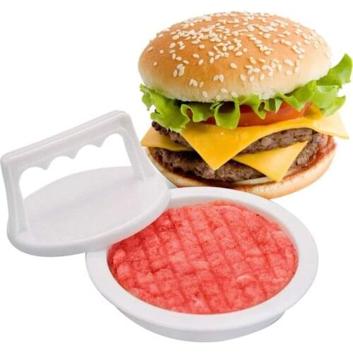 Hamburger Press Round Shape Hamburger Maker Patty Maker Mold Food-Grade Plastic Non-Stick Chef Cutlets Hamburger Kitchen Tool