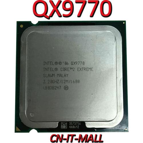 Intel Core QX9770 CPU 3.2G 12M 4 Core 4 Thread LGA775 Processor