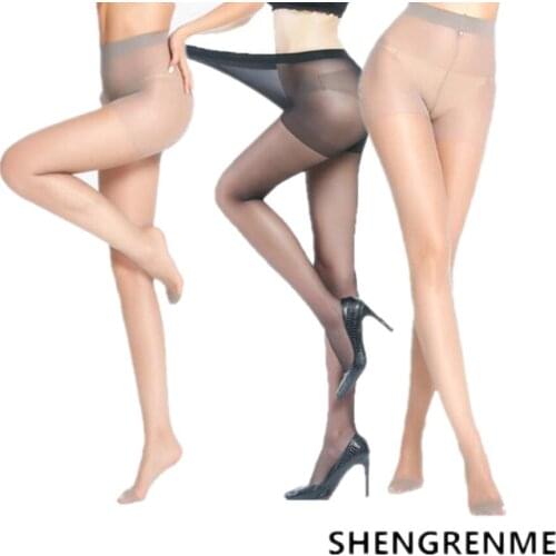 SHENGRENMEI Spring Summer Silk Pantyhose Mujer Stocking Ladies Sexy Tights Women Breathable Elastic Tights Slim Stockings Female